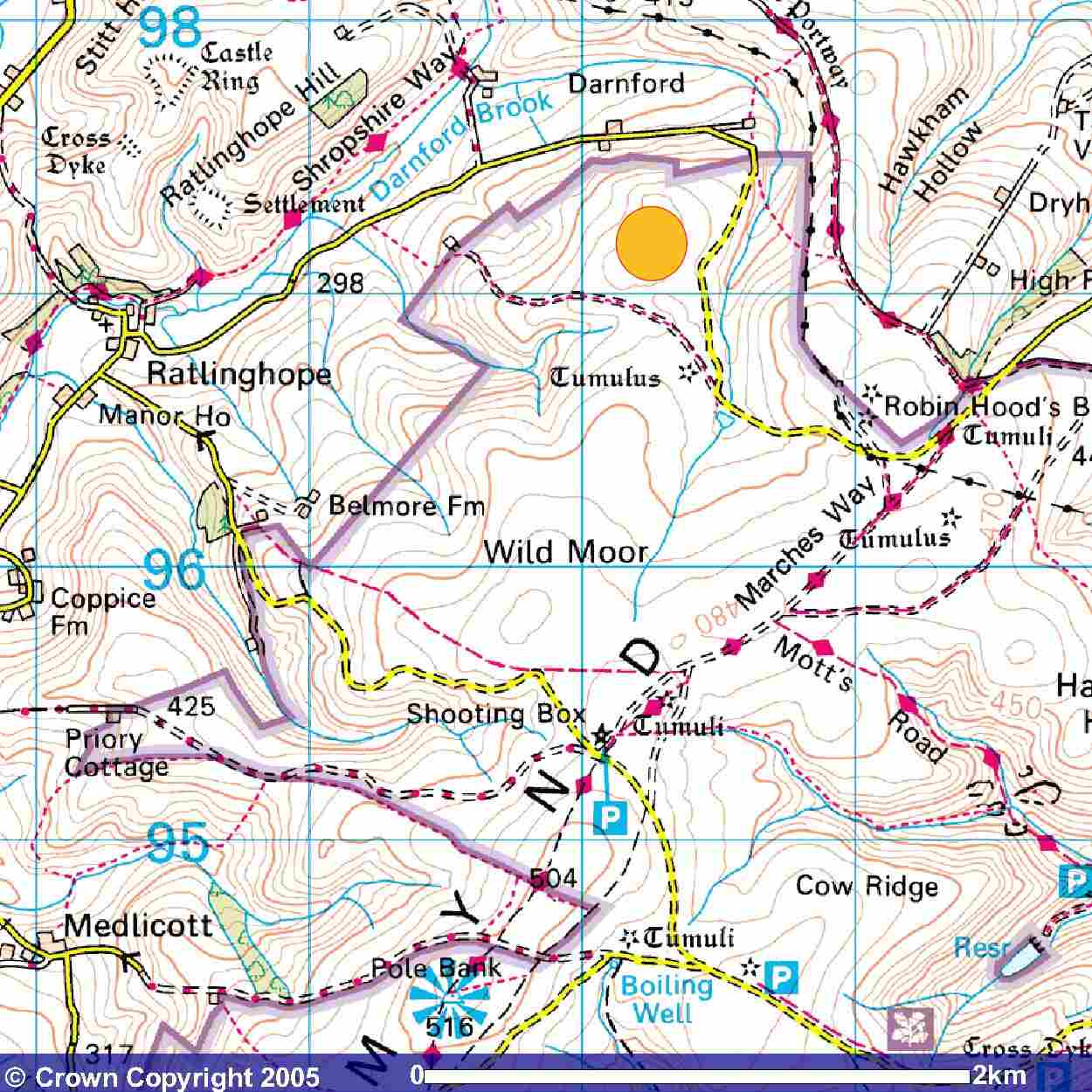 Darnford Map