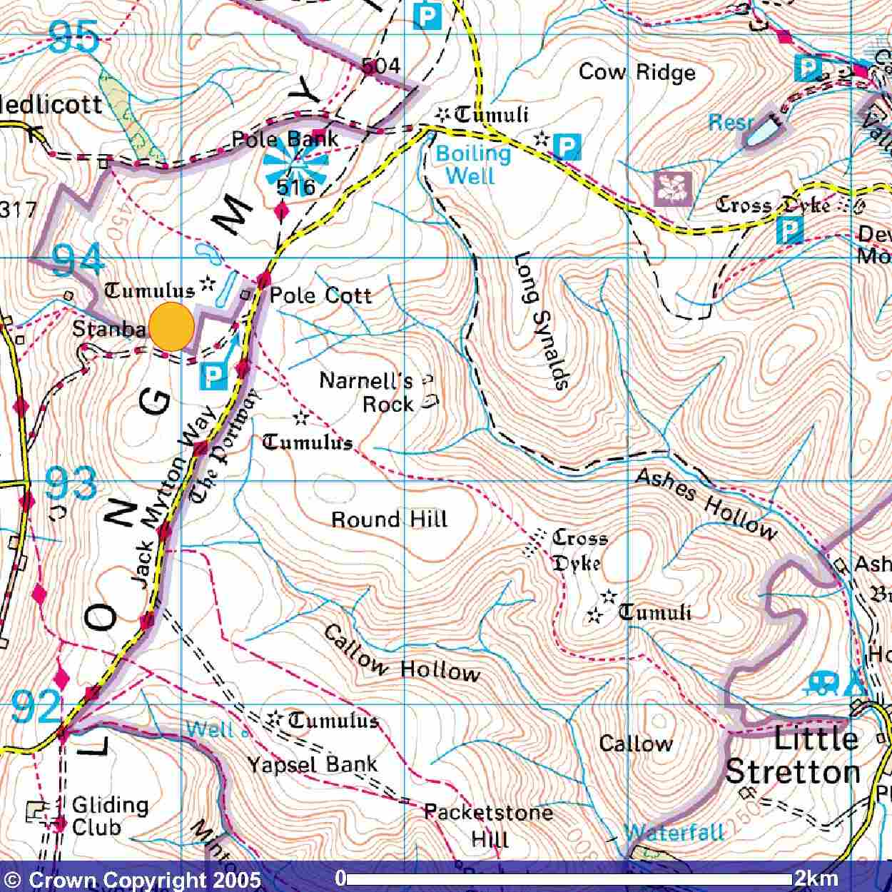 Poll Cottage Map